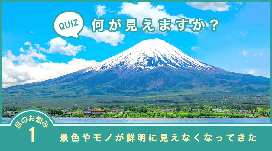 ハッキリ、クッキリ鮮明に見える富士山